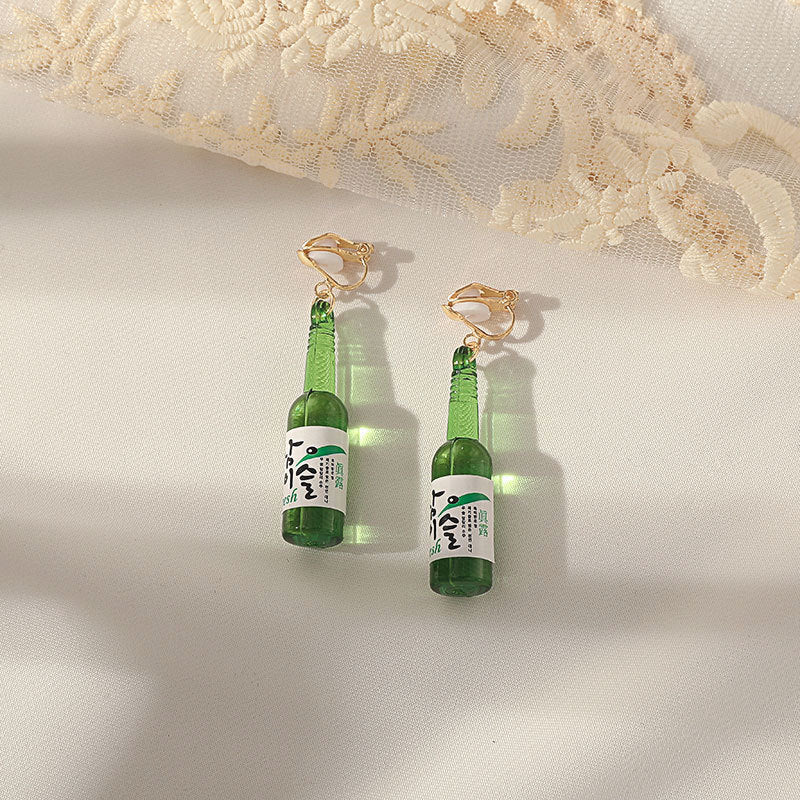 Ear Clips Without Pierced Ears Female Temperament Long Simple Ear Jewelry Thin Earrings Temperament Fashionable Exquisite - Charlie Dolly