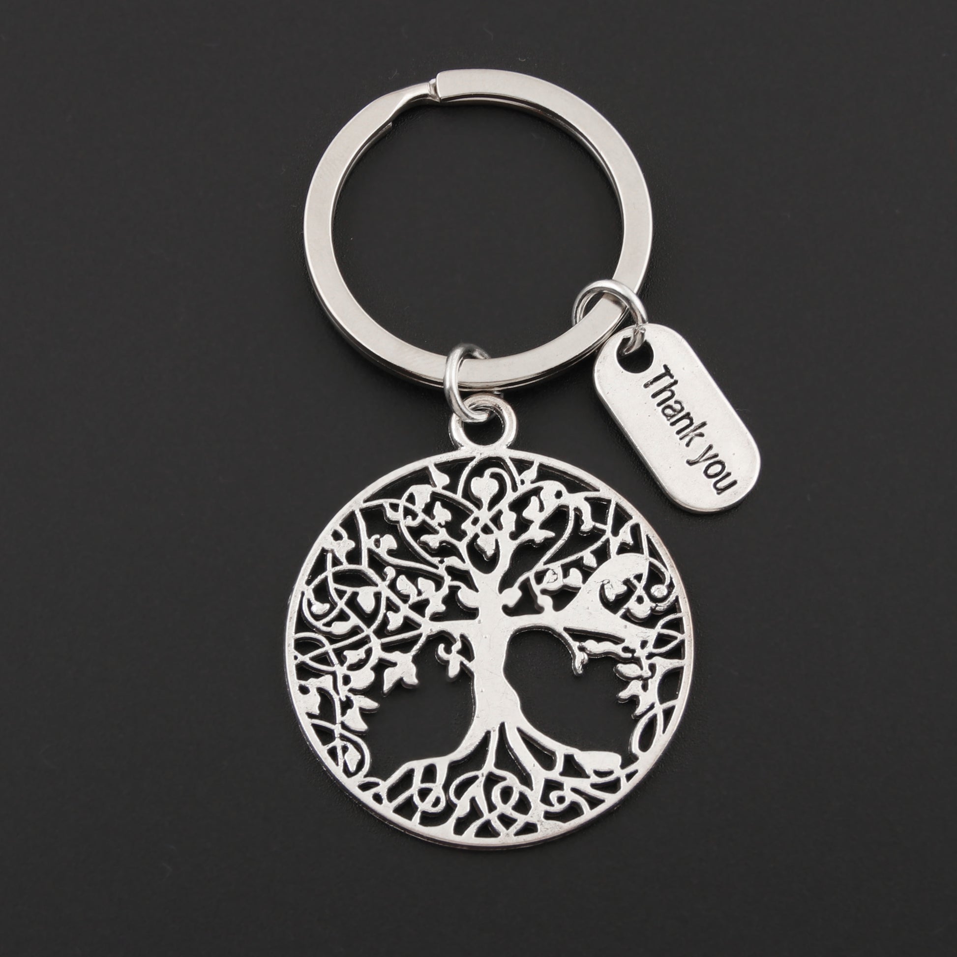 1Pc Tree KeyChain Thanksgiving Day Gift Keyring Handmade Party Souvenir Jewelry E2400 - Charlie Dolly