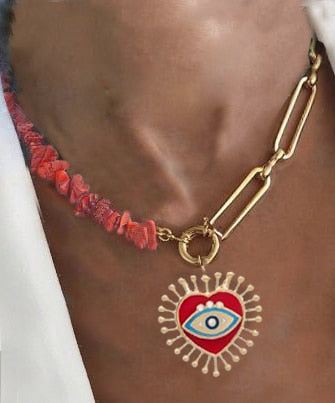 birthday gift Unisex Collar Concha Hip Hop Rock Stylish summer Polymer Clay boho puka shell Choker necklace jewelry women - Charlie Dolly