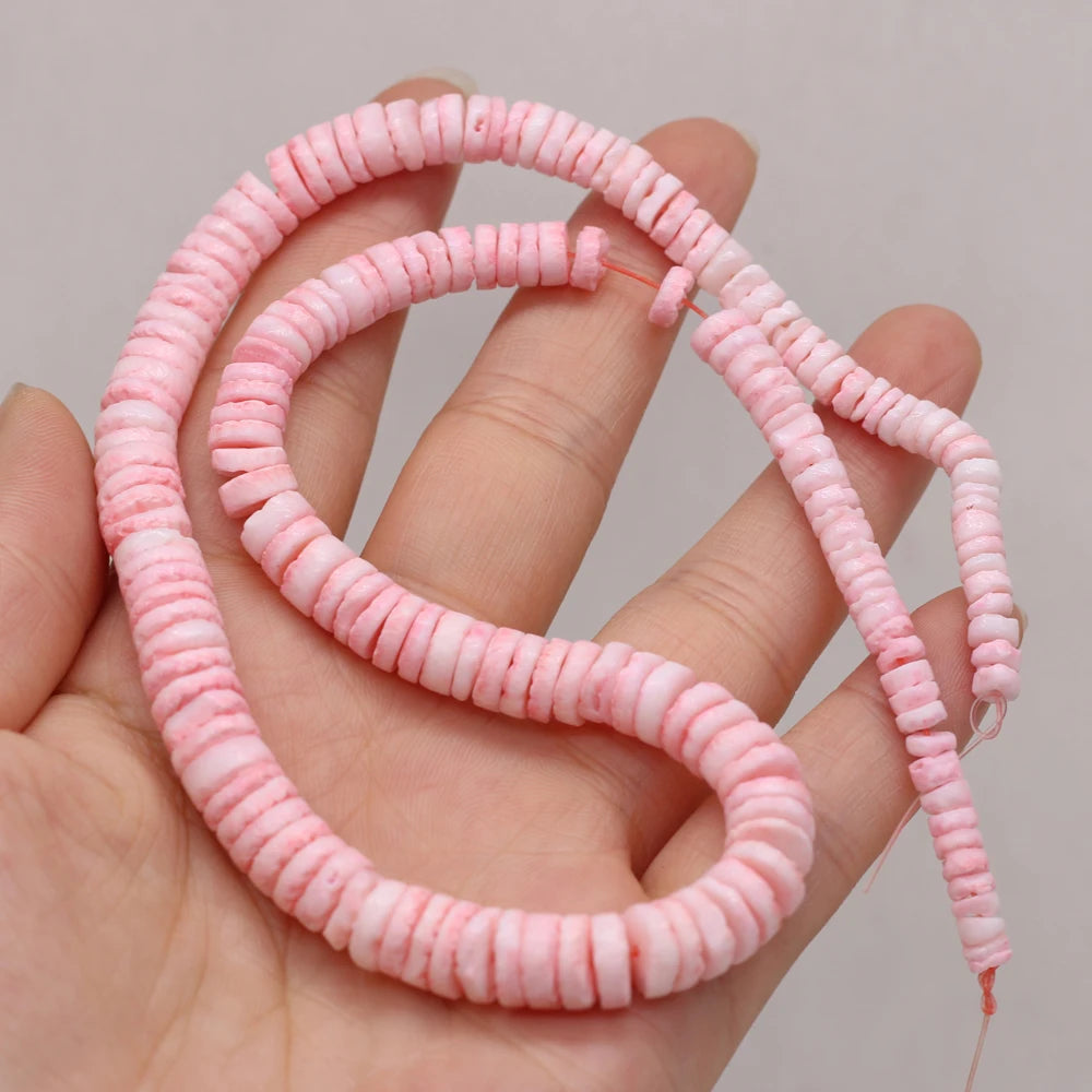 Natural Mother Of Pearl Shell Isolation Beads For Jewelry Making DIY Necklace Bracelet Earring Handiwork Sewing Craft Accessory