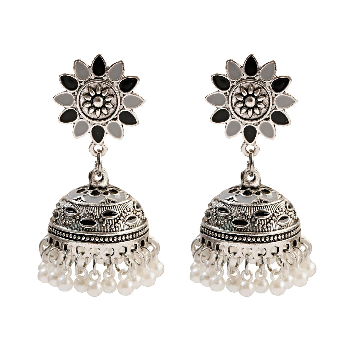 Pendientes Kolczyki Earrings For Women Hanging Earring Boho Accessories For Jewelry Indian Jhumka Ear Rings Beads Pearl Brinco