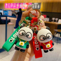 Cartoon Cute Panda Keychain Adorable Animal Keyring Men and Women Kids Bag Pendant Car Key Chain Key Ring Gift for Children - Charlie Dolly