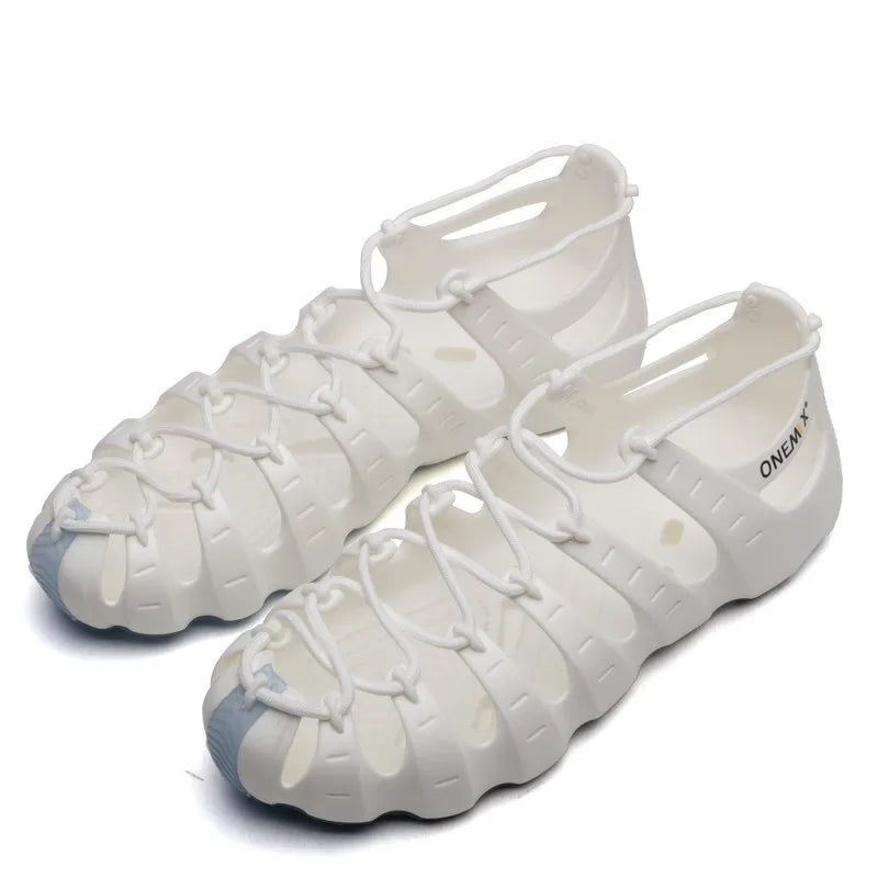 ONEMIX 2022 Summer Men Women Casual Water Shoes Multifunction Rubber Outsole Sandals Male Outdoor Beach Wading Upstream Slippers - Charlie Dolly