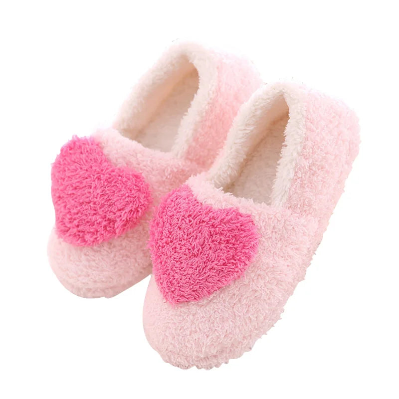 Retail!!! Lovely Ladies Home Floor Soft Women indoor Slippers Outsole Cotton-Padded Shoes Female Cashmere Warm Casual Shoes - Charlie Dolly