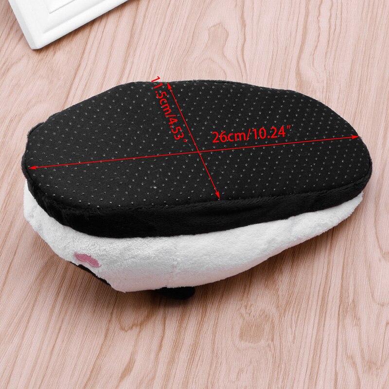 1Pair Cute Funny Panda Eyes Women Slippers Lovely Cartoon Indoor Home Soft Shoes One Size - Charlie Dolly