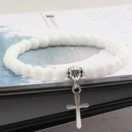 Natural Stone Beaded Bracelet