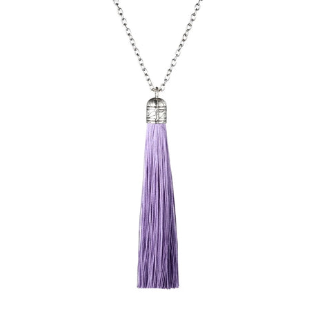 Ethnic Fringe Tassel Long Pendant Necklace Jewelry