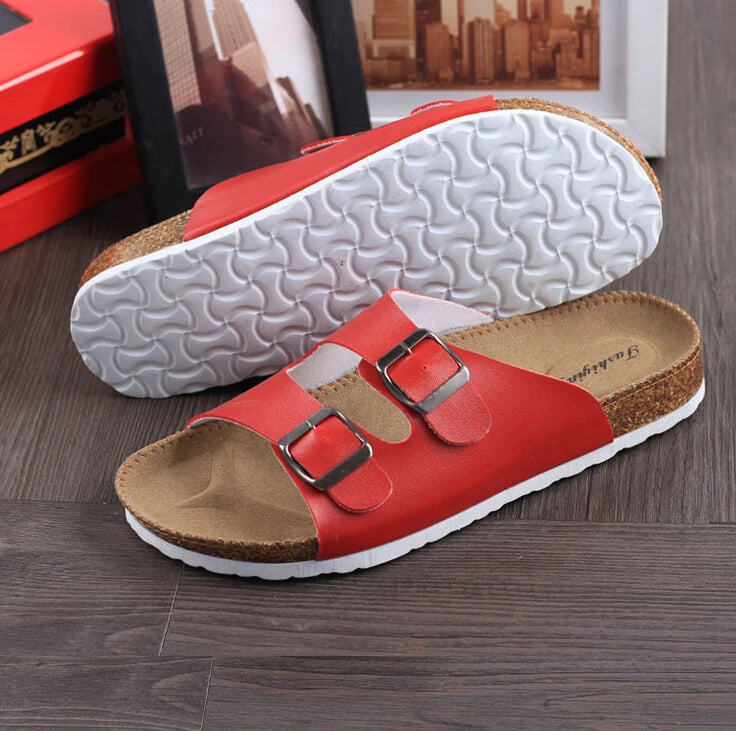 Plus Size 35-44 Unisex Brand Sandals Women Sandals Women Flip Flops Flats Summer Shoes Casual Cork Slippers Beach Sandals - Charlie Dolly