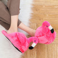 Winter Slippers Women Creative Fun Home Slippers Warm Women Shoes Unicornio Woman Unicorn Slippers Fur Flamingo Cotton Shoes c93 - Charlie Dolly