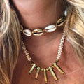 Boho Puka Natural Cowrie Shell Necklace Women One Direction Statement Colar Feminino Punk Bijoux Choker Bts Acessorios Necklace - Charlie Dolly