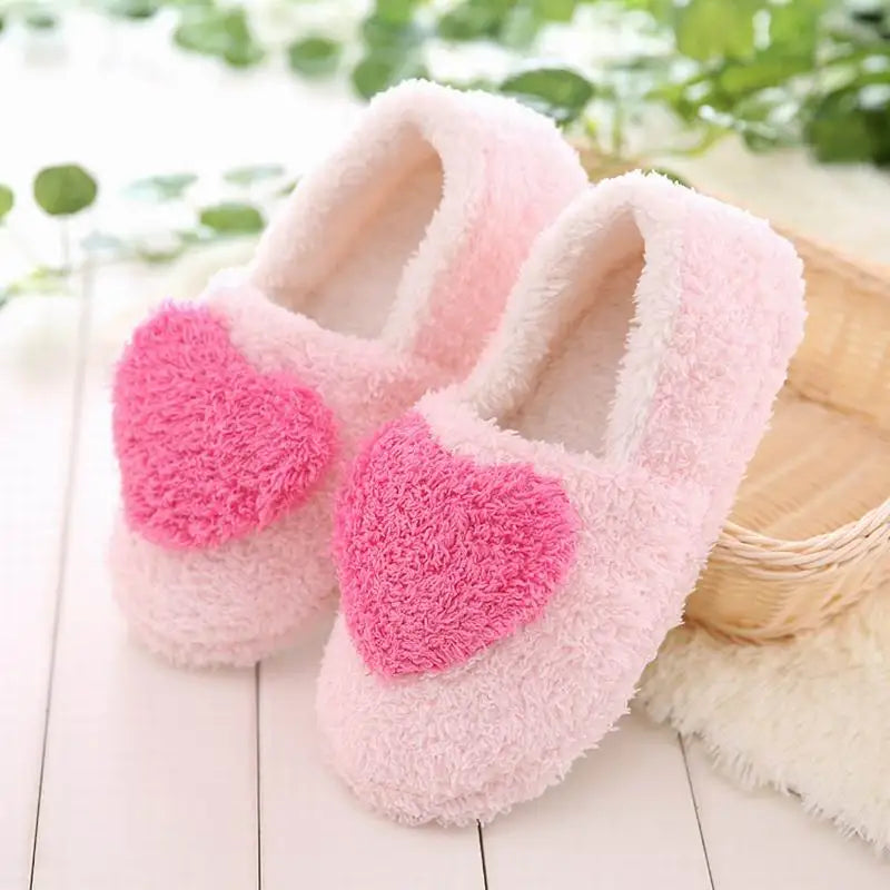 Retail!!! Lovely Ladies Home Floor Soft Women indoor Slippers Outsole Cotton-Padded Shoes Female Cashmere Warm Casual Shoes - Charlie Dolly