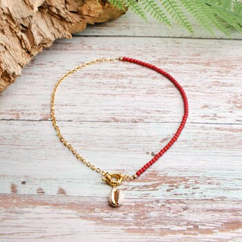 MOON GIRL Boho Cowrie Choker Natural Shell Pendant Necklace Women Design Chain Collares Fashion Collier Femme Dropshipping - Charlie Dolly