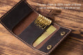 FANCODI Handmade Vintage Genuine Leather Key Holder Men keyChain Cover Leather Key Wallet Men key case bag Women Key Organizer - Charlie Dolly
