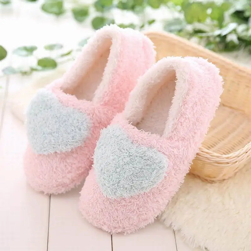 Retail!!! Lovely Ladies Home Floor Soft Women indoor Slippers Outsole Cotton-Padded Shoes Female Cashmere Warm Casual Shoes - Charlie Dolly