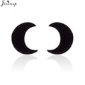 Jisensp Punk Waves Ear Climbers Earrings for Women Stud Earings Ear Crawler Bohemian Cute Earing Piercing Earings Pendientes - Charlie Dolly