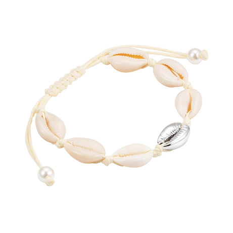 Handmade Cowrie Shell and Conch Boho Bracelet