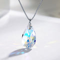 Neoglory Jewelry Water Drop Crystal & S925 Silver Pendant Necklace Embellished With Crystals From Swarovski Hot New Gift - Charlie Dolly