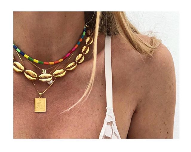 Boho Puka Natural Cowrie Shell Necklace Women One Direction Statement Colar Feminino Punk Bijoux Choker Bts Acessorios Necklace - Charlie Dolly