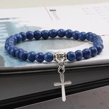 Natural Stone Beaded Bracelet