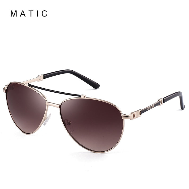 MATIC Ladies Retro Pilot Aviation Sunglasses For Womens Quality Pink Mirrored Sun Glasses Eyewear Luxury Brand Zonnebril Dames - Charlie Dolly