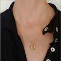 Bohemian Sea Shell Pendant Necklace For Women Short Chain Choker Seashell Minimalist Necklace Femme Beach Jewelry - Charlie Dolly