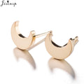 Jisensp Punk Waves Ear Climbers Earrings for Women Stud Earings Ear Crawler Bohemian Cute Earing Piercing Earings Pendientes - Charlie Dolly