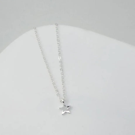 Simple Star Pendant Boho Clavicle Chain Necklace
