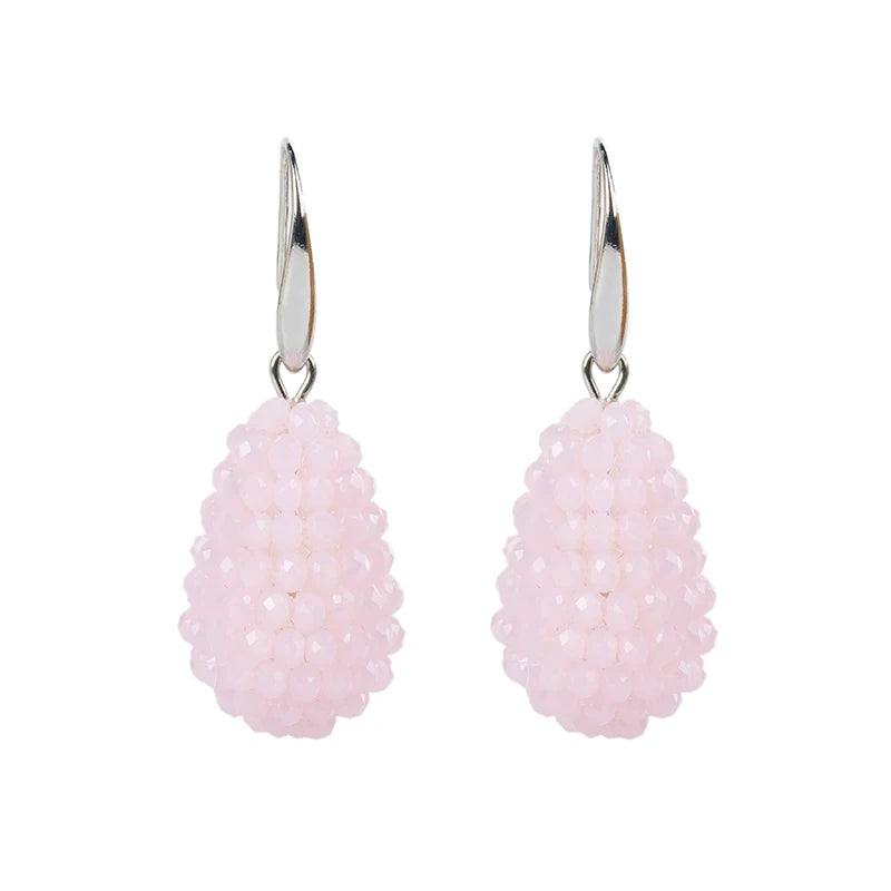 INKDEW Long Drop Earrings Beaded Multicolor Handmade Threading Crystal Big Earrings for Women Gift oorbellen Jewelry boho EA005