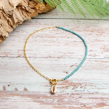 MOON GIRL Boho Cowrie Choker Natural Shell Pendant Necklace Women Design Chain Collares Fashion Collier Femme Dropshipping - Charlie Dolly