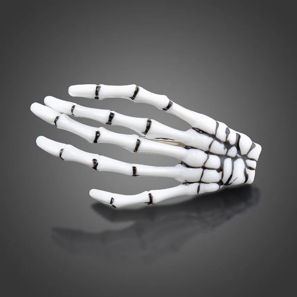 2 Pcs/Set New Skull Hand Bone Hairpin Gripper Ghost Skeleton Hair Clips Hairclips Bone Claw Hair Accessories Mujer Hairclip - Charlie Dolly