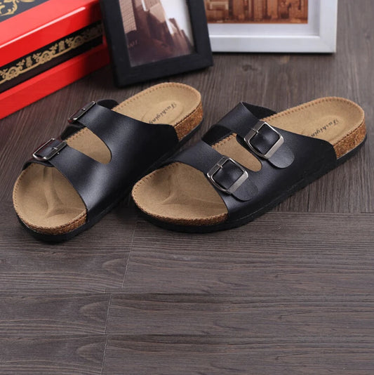 Plus Size 35-44 Unisex Brand Sandals Women Sandals Women Flip Flops Flats Summer Shoes Casual Cork Slippers Beach Sandals - Charlie Dolly