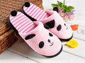 Girseaby Women Cute Cartoon Panda Slippers Home Floor Soft Plush Slippers Female House Shoes Girl Winter Warm Pantufas T219 - Charlie Dolly