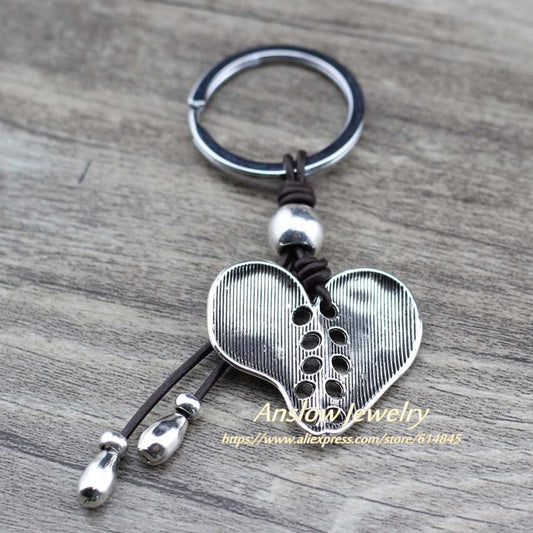 Anslow Brand Design Heart Keychain Key Chain Charms for Keys Car Keys Accessories Keychain on a Bag For Men&#39;s Gift LOW0002KY - Charlie Dolly