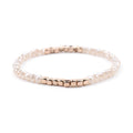 BOJIU Multicolor Crystal Strand Bracelets For Women Gold Acrylic Copper Beads Pink White Black Gray Crystal Bracelet Femme BC226 - Charlie Dolly