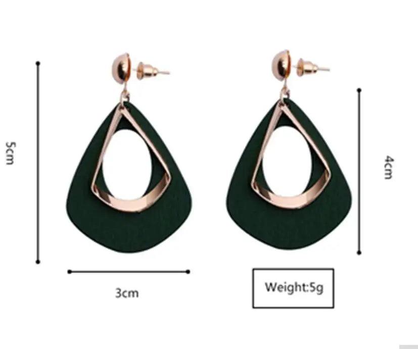 ES3222 Bohemia Earrings Statement Jewelry Exaggerated Ethnic Hollow Out Geometric  Drop Earrings For Women Boho Style