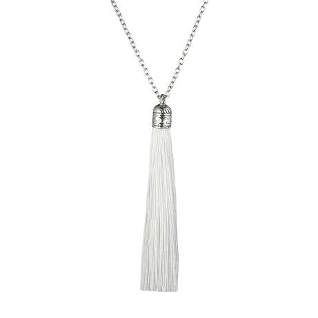 Ethnic Fringe Tassel Long Pendant Necklace Jewelry
