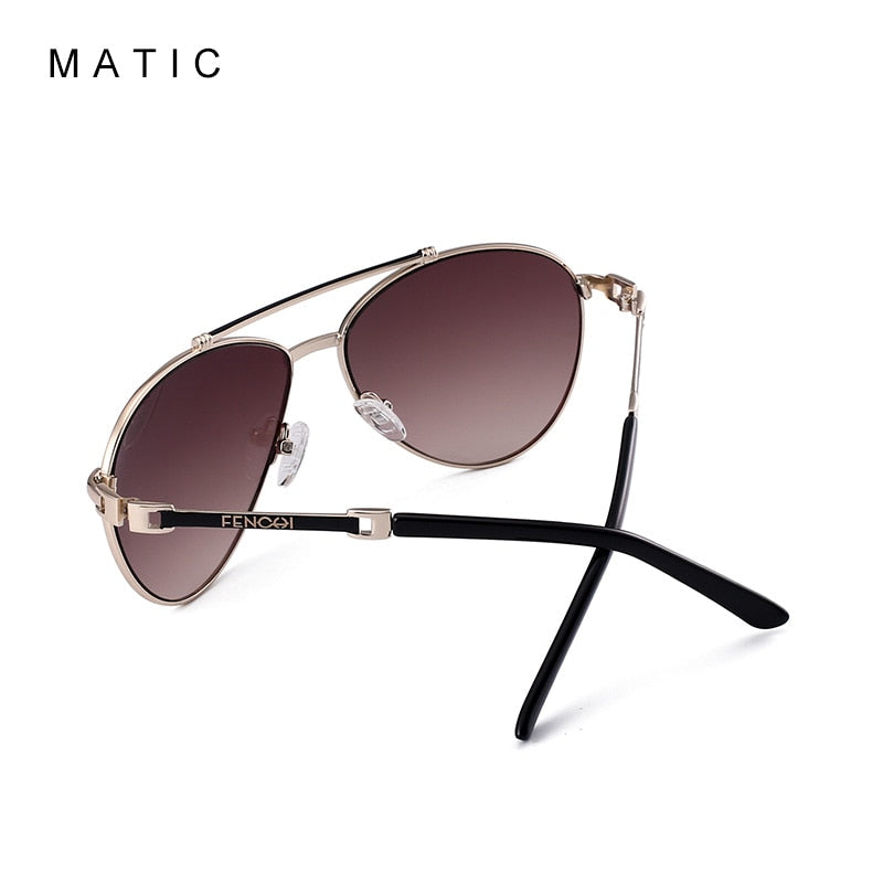 MATIC Ladies Retro Pilot Aviation Sunglasses For Womens Quality Pink Mirrored Sun Glasses Eyewear Luxury Brand Zonnebril Dames - Charlie Dolly
