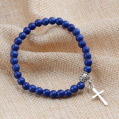 Natural Stone Beaded Bracelet