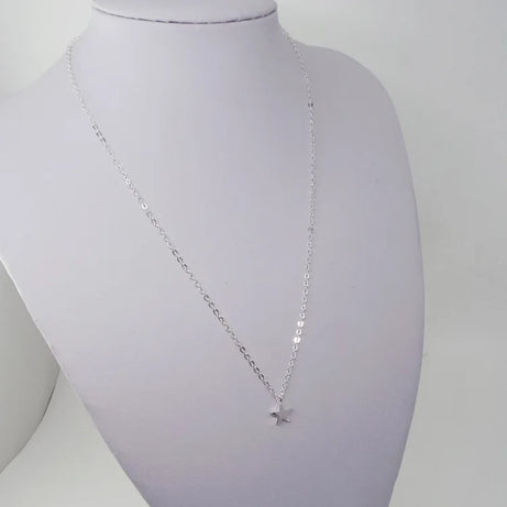 Simple Star Pendant Boho Clavicle Chain Necklace
