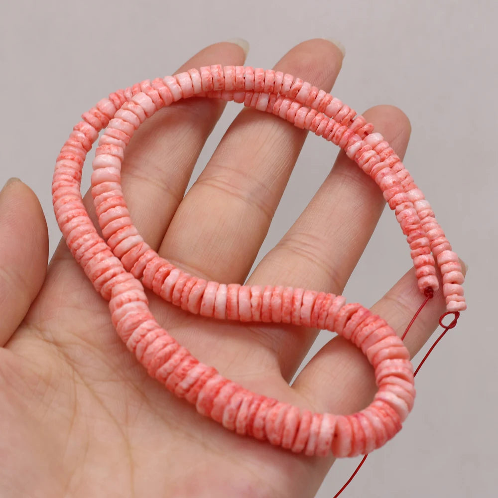 Natural Mother Of Pearl Shell Isolation Beads For Jewelry Making DIY Necklace Bracelet Earring Handiwork Sewing Craft Accessory