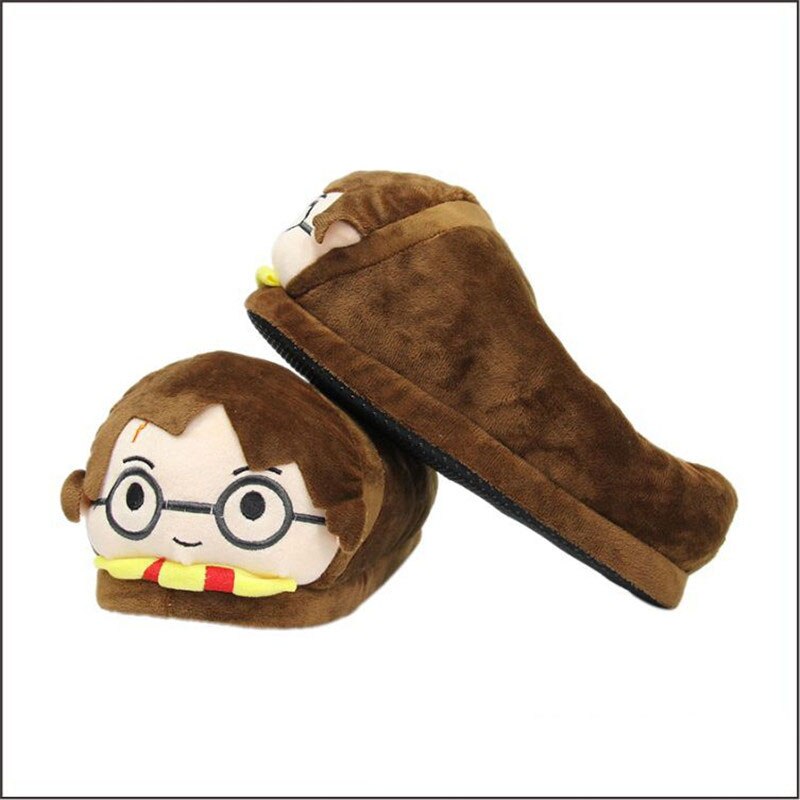 2020 Winter Plush Slippers Women&#39;s Soft Warm House Flat Slides Ladies Cute Cartoon Shoes Bedroom Non-Slip Home Snug Sneakers - Charlie Dolly