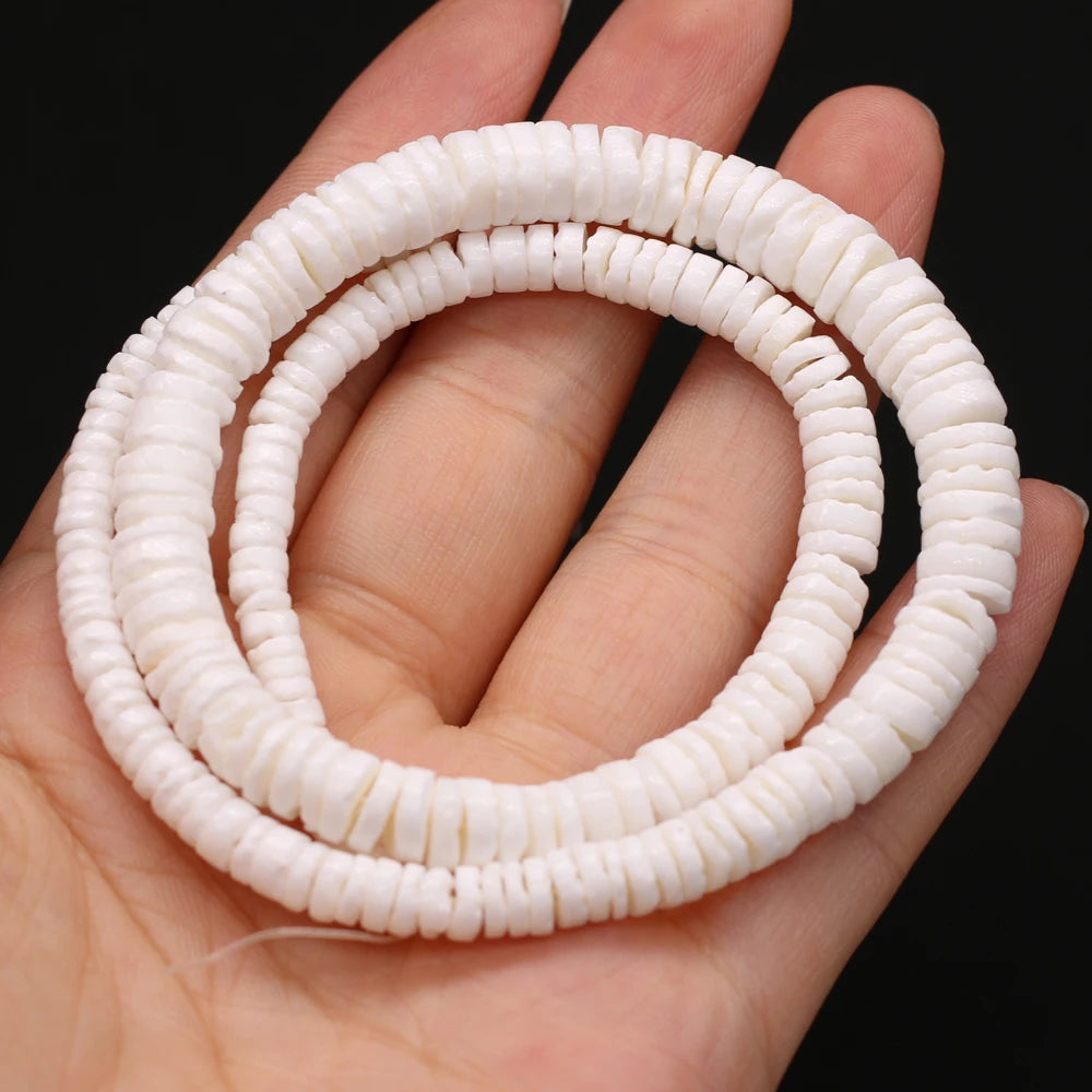 Natural Mother Of Pearl Shell Isolation Beads For Jewelry Making DIY Necklace Bracelet Earring Handiwork Sewing Craft Accessory