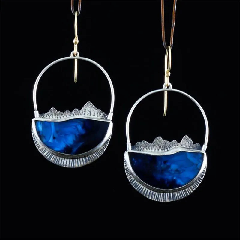 Boho Tropical Green Enamel Coconut Leaf Pearl Drop Earrings For Women Jewelry Statement Brincos Gold Dangle Earings Mujer Bijoux