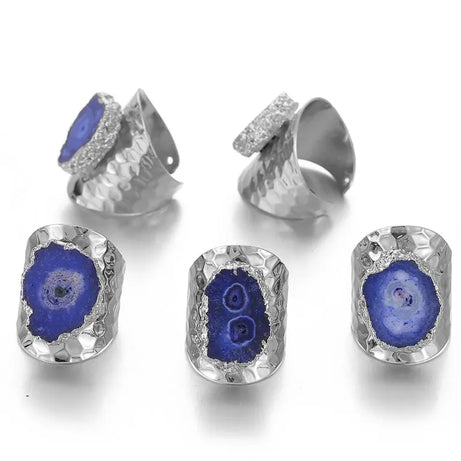 Agate Boho Ring