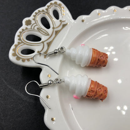 Fashion Creative Simulation Ice cream earrings Cute Handmade Earrings Womens Jewelry