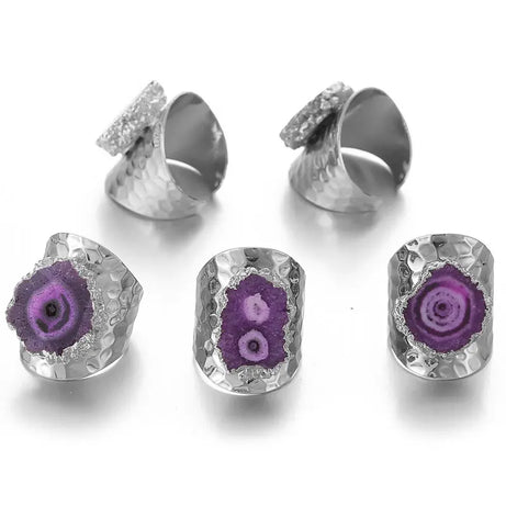 Agate Boho Ring