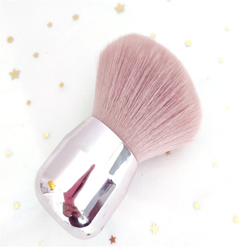 1PC Pink Powder Makeup Brushes Large Head Make Up Brush Mushroom Head Makeup Brush Beauty Brushes For Face Foundation  Blush - Charlie Dolly