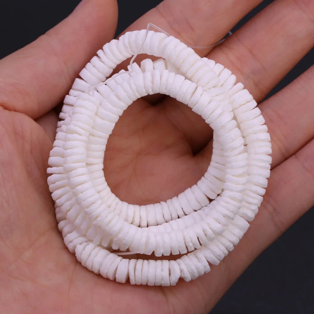 Natural Mother Of Pearl Shell Isolation Beads For Jewelry Making DIY Necklace Bracelet Earring Handiwork Sewing Craft Accessory