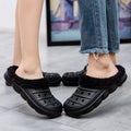 2023 Fashion Men Women Winter Light Slippers Fur Slippers Warm Fuzzy Garden Clogs Mules Slippers Home Indoor Couple Slippers Men - Charlie Dolly