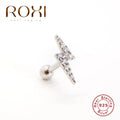 ROXI Small Crown Moon Star Lightning Constellation Stud Earrings for Women 925 Sterling Silver Piercing Earring Kolczyki Damskie - Charlie Dolly